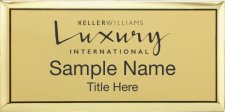 (image for) Keller Williams Luxury International Gold Executive Badge