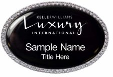 (image for) Keller Williams Luxury International Oval Beyond Bling Black Badge