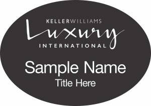 (image for) Keller Williams Luxury International Black Oval Badge