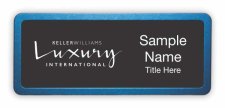 (image for) Keller Williams Luxury International Prestige Blue Anodized badge