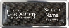 (image for) Keller Williams Luxury International Prestige Carbon Insert Badge