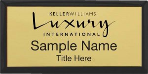 (image for) Keller Williams Luxury International Black Executive Gold Badge