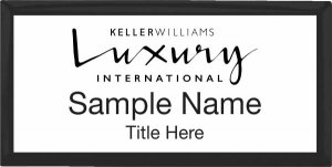 (image for) Keller Williams Luxury International Black Executive White Badge