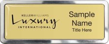 (image for) Keller Williams Luxury International Polished Prestige Gold Badge