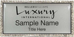 (image for) Keller Williams Luxury International Silver Bling Badge