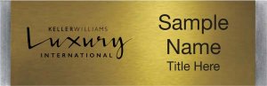 (image for) Keller Williams Luxury International Small Meridian Gold Badge