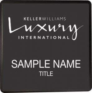 (image for) Keller Williams Luxury Black Square Executive Black Badge