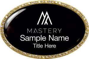 (image for) Keller Williams Mastery Gold Oval Bling Badge