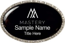 (image for) Keller Williams Mastery Silver Oval Bling Badge