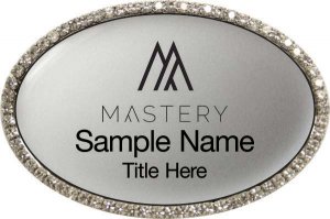 (image for) Keller Williams Mastery Silver Oval Bling Badge