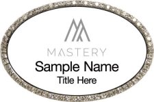 (image for) Keller Williams Mastery Silver Oval Bling Badge