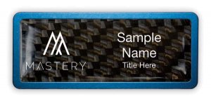 (image for) Keller Williams Mastery Blue Anodized Frame Carbon Insert Badge