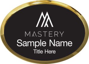 (image for) Keller Williams Mastery Gold Oval Executive Black Badge