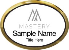 (image for) Keller Williams Mastery Gold Oval Executive White Badge