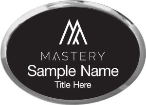 (image for) Keller Williams Mastery Silver Oval Executive Black Badge