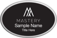 (image for) Keller Williams Mastery Silver Oval Pebbled Prestige Black Badge