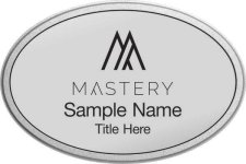 (image for) Keller Williams Mastery Silver Oval Pebbled Prestige Badge