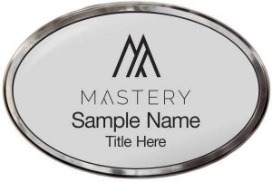 (image for) Keller Williams Mastery Silver Oval Polished Prestige Badge