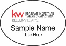 (image for) Keller Williams Realty Logo 5 White Oval Badge