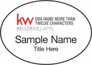 (image for) Keller Williams Realty Logo 5 White Oval Badge