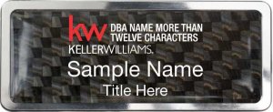 (image for) Keller Williams Realty Logo 5 Prestige Carbon Insert Badge