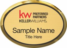 (image for) Keller Williams Preferred Partners Gold Oval Executive Badge