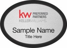 (image for) Keller Williams Preferred Partners Black Oval Executive Silver Badge