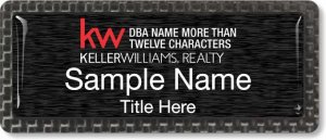 (image for) Keller Williams Realty Logo 4 Carbon Frame Black Badge