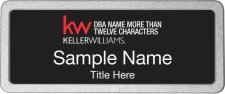 (image for) Keller Williams Realty Logo 5 Pebbled Prestige Black Badge