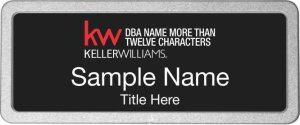 (image for) Keller Williams Realty Logo 5 Pebbled Prestige Black Badge