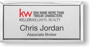 (image for) Keller Williams Realty Logo 4 Silver Executive Badge