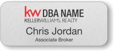 (image for) Keller Williams Realty Logo 3 Standard Silver Badge