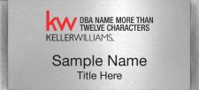 (image for) Keller Williams Realty Logo 5 Large Silver Meridian Badge