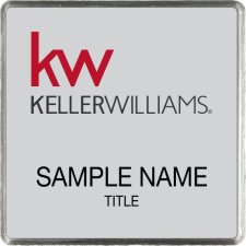 (image for) Keller Williams KW Silver Square Executive Silver Badge