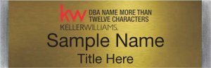 (image for) Keller Williams Realty Logo 5 Small Meridian Gold Badge