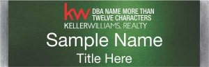 (image for) Keller Williams Realty Logo 4 Small Meridian Green Badge