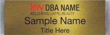 (image for) Keller Williams Realty Logo 3 Small Meridian Gold Badge