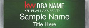 (image for) Keller Williams Realty Logo 3 Small Meridian Green Badge