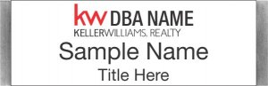 (image for) Keller Williams Realty Logo 3 Small Meridian White Badge