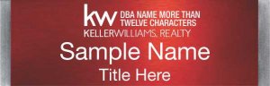 (image for) Keller Williams Realty Logo 4 Small Meridian Red Badge