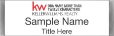 (image for) Keller Williams Realty Logo 4 Small Meridian White Badge