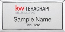 (image for) Keller Williams Tehachapi Silver Executive Name Badge