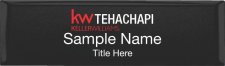 (image for) Keller Williams Tehachapi Black Small Executive Name Badge