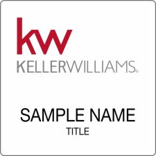 (image for) Keller Williams KW White Square Badge