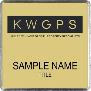 (image for) Keller Williams GPS Gold Square Executive Badge