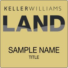 (image for) Keller Williams Land Gold Square Badge