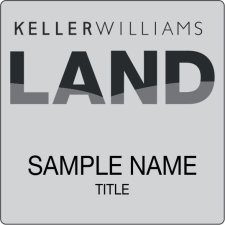 (image for) Keller Williams Land Silver Square Badge