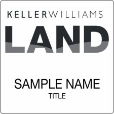 (image for) Keller Williams Land White Square Badge