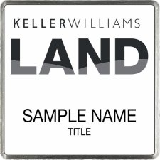 (image for) Keller Williams Land White Square Executive Badge