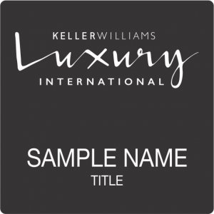 (image for) Keller Williams Luxury Black Square Badge